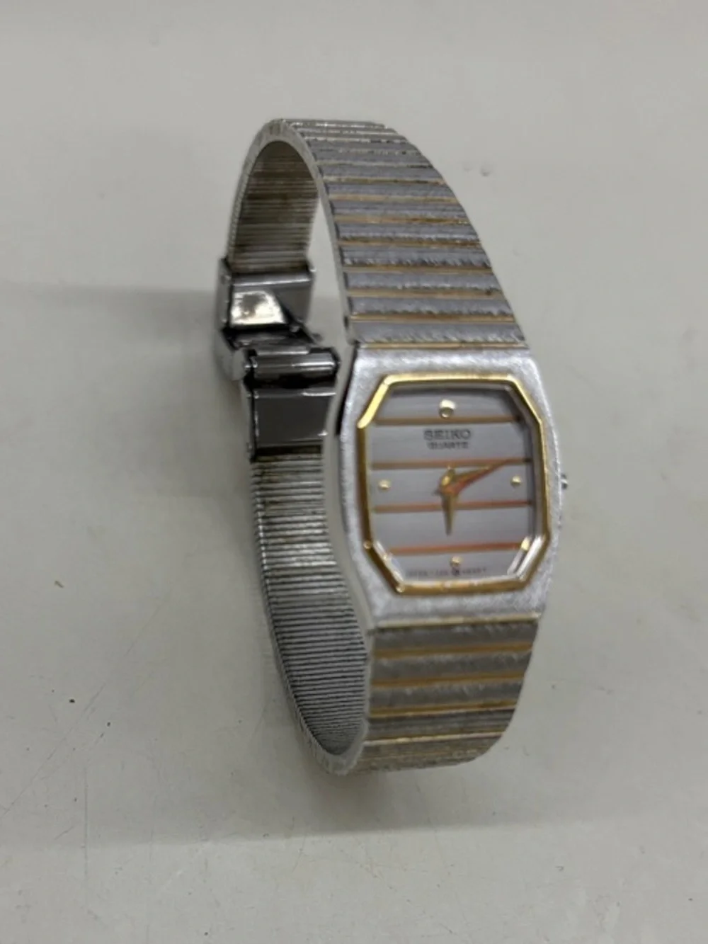 Seiko Quartz and Gold-Tone Ladies Bracelet Watch